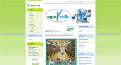 Desktop Screenshot of lukrom-milk.cz